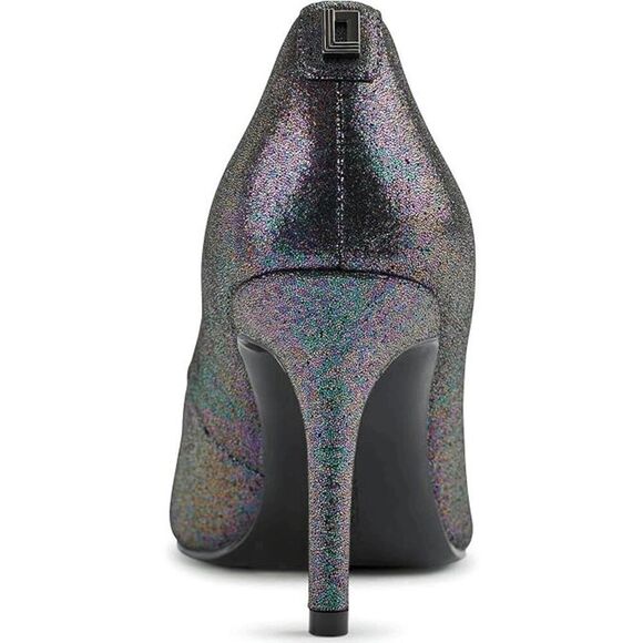 KARL LAGERFELD Royale Dress Pump Multi Black Heels MSRP $109 SIZE 6,5 NEW IN BOX - Picture 16 of 17